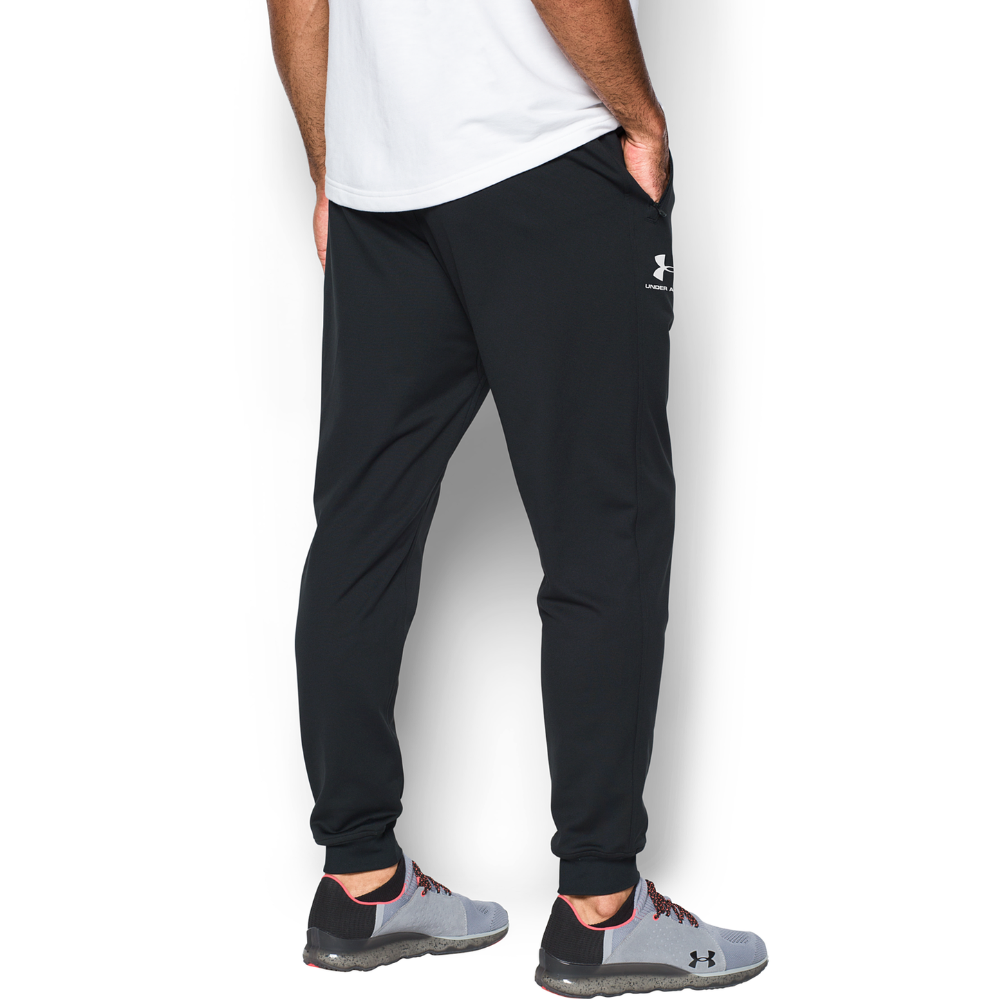 Under Armour Sportstyle Joggers - Men's - White/Black