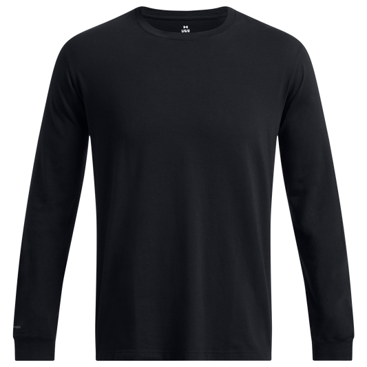 Under Armour Icon Charged Cotton Long Sleeve - Men's - Ultimate Black/Castlerock