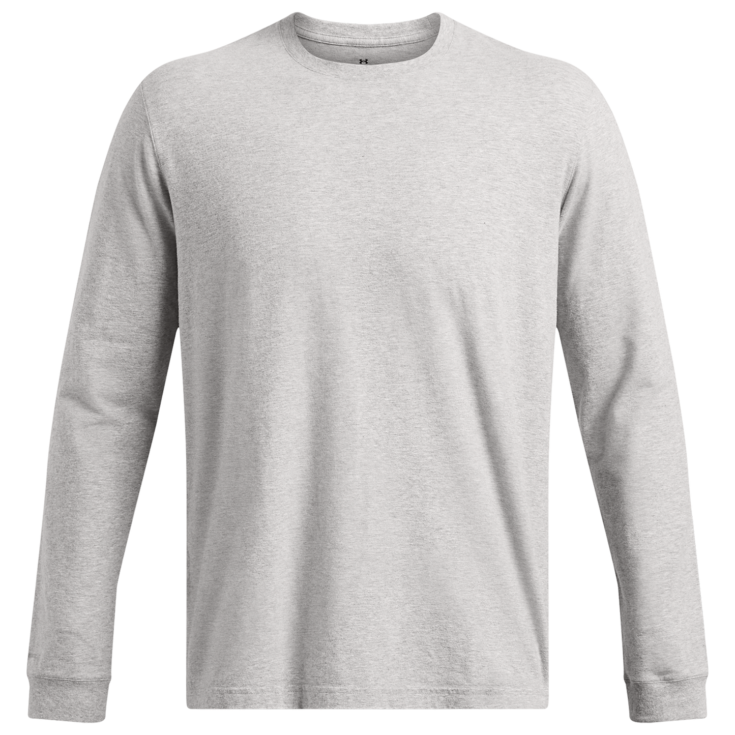 Under Armour Icon Charged Cotton Long Sleeve - Men's - True Gray Heather/True Gray Heather