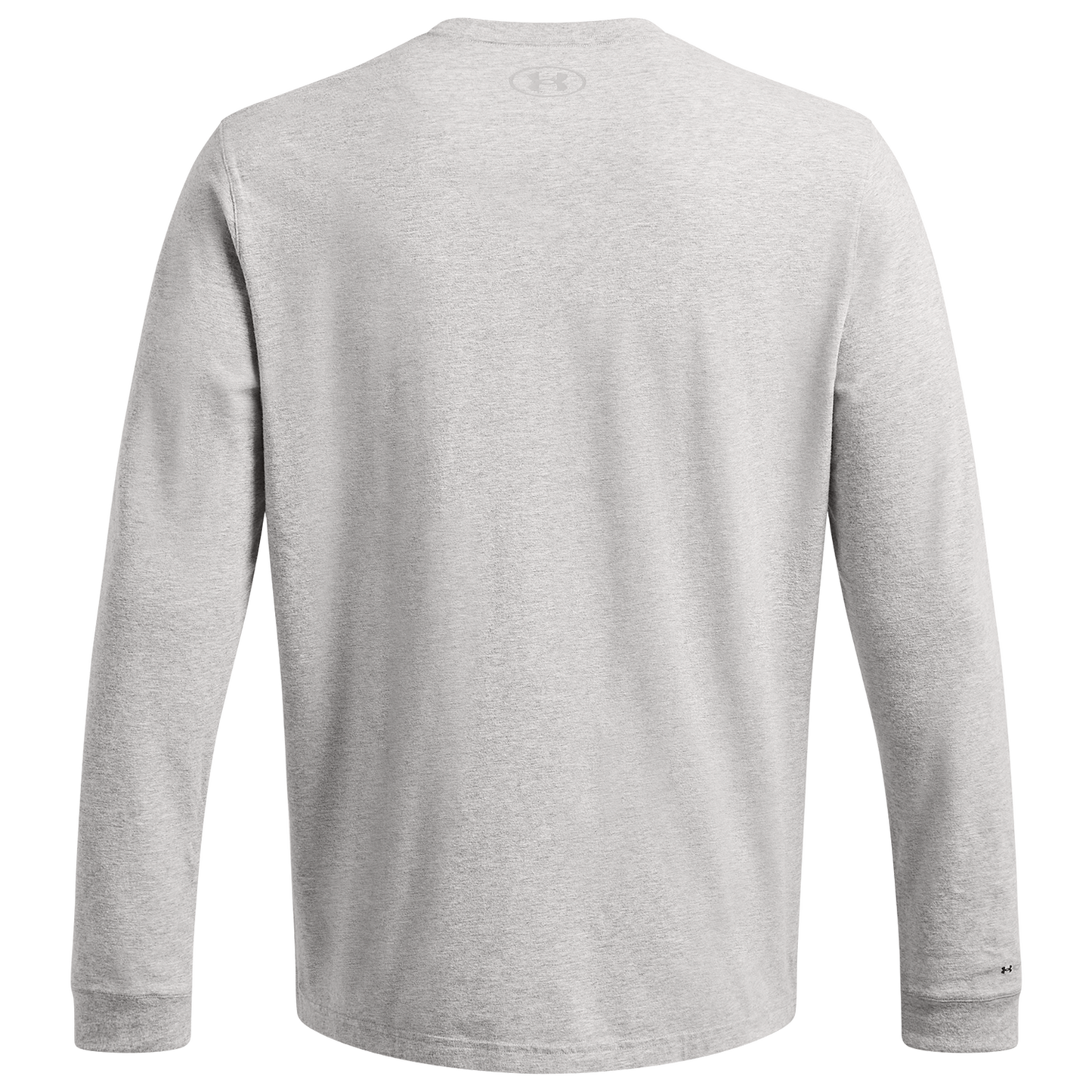 Under Armour Icon Charged Cotton Long Sleeve - Men's - True Gray Heather/True Gray Heather