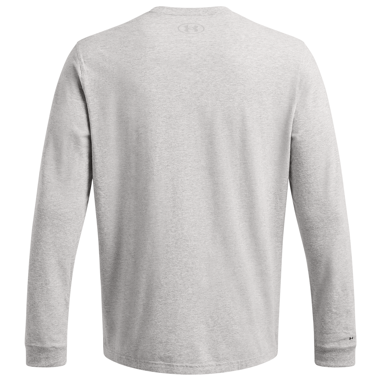 Under Armour Icon Charged Cotton Long Sleeve - Men's - True Gray Heather/True Gray Heather