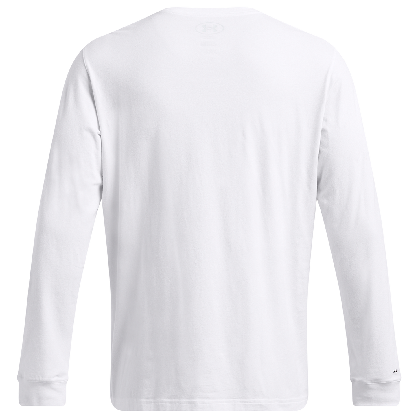 Under Armour Icon Charged Cotton Long Sleeve - Men's - White/Halo Gray