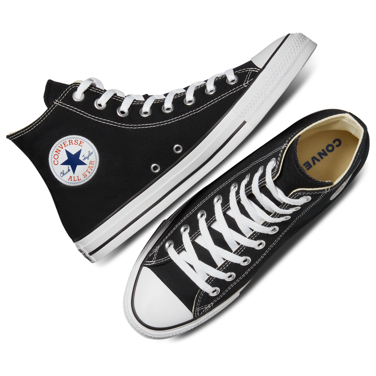 Converse All Star High Top - Men's - Black/White/Black