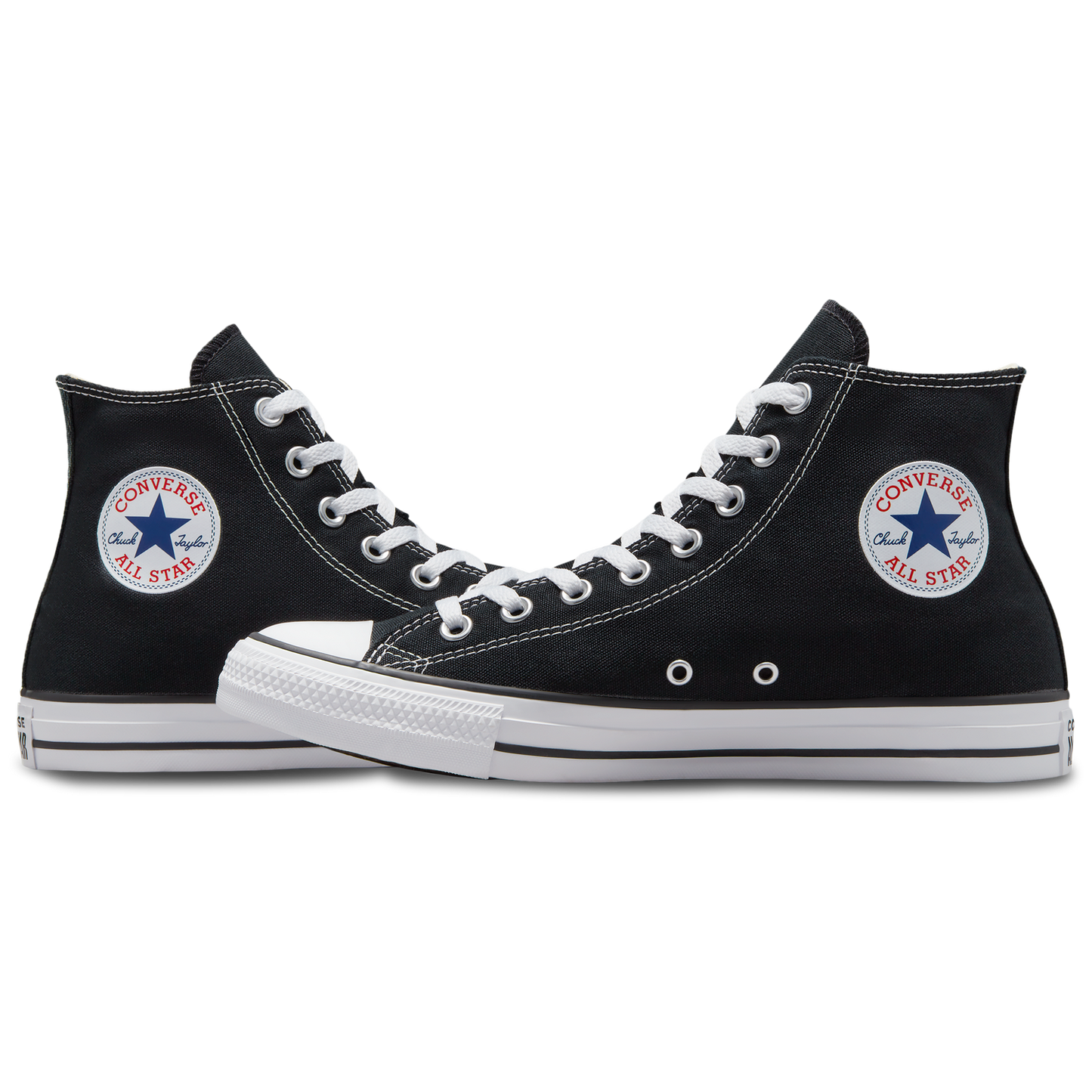 Converse All Star High Top - Men's - Black/White/Black