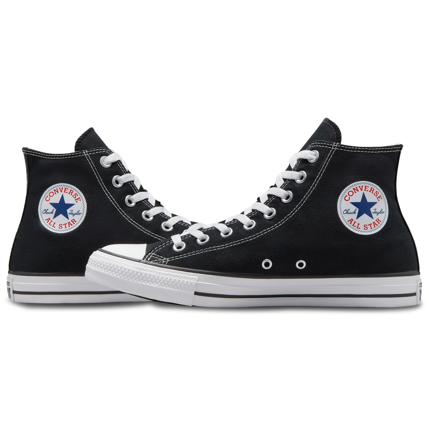 Converse All Star High Top - Men's - Black/White/Black
