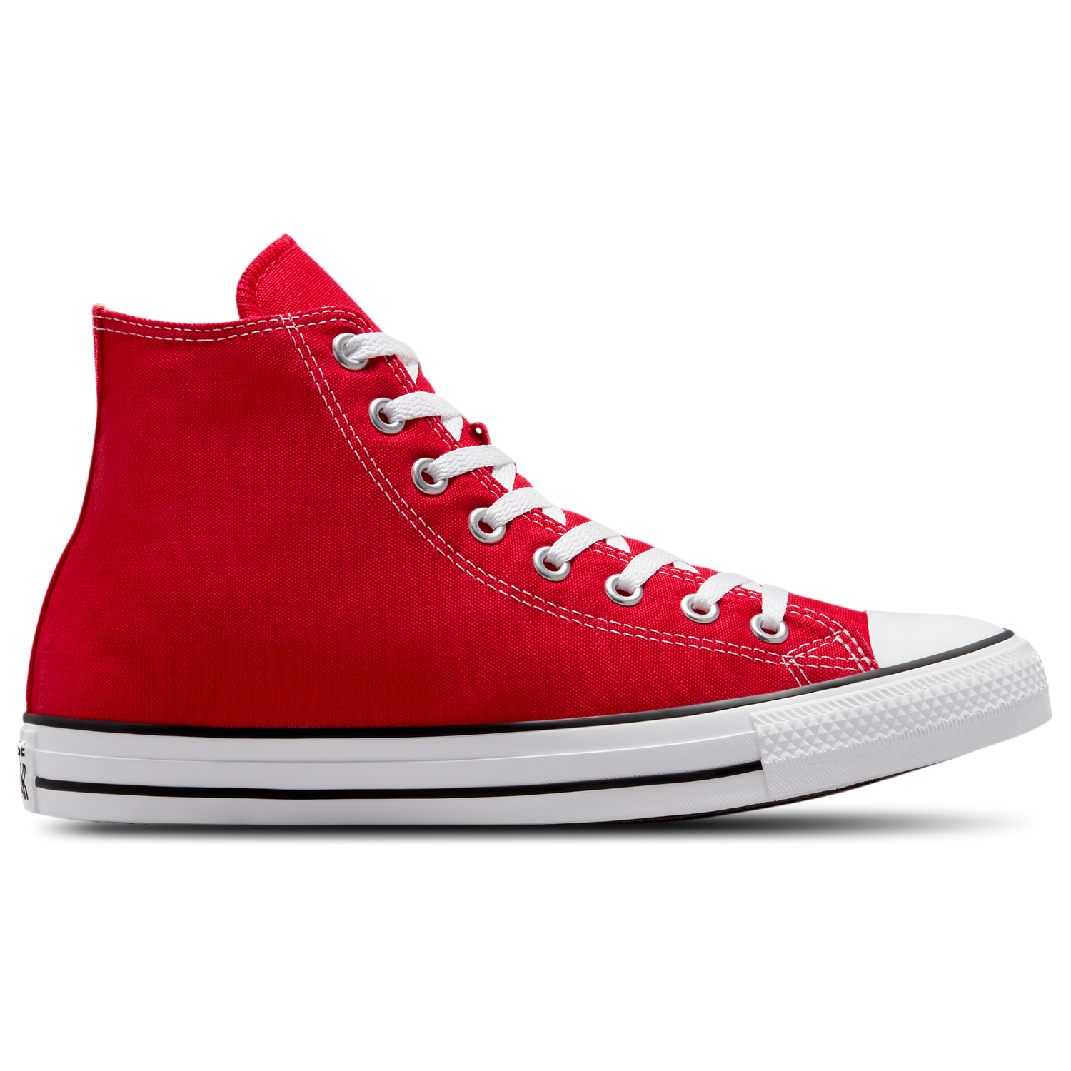 Converse All Star High Top - Men's - Bright Red/White
