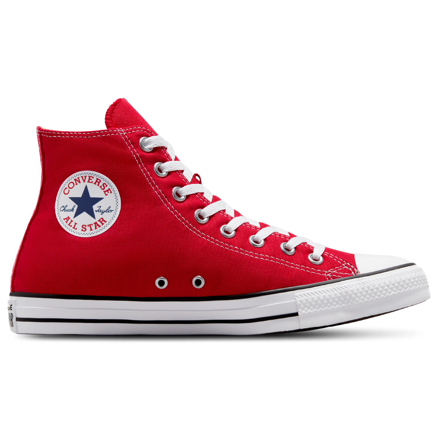 Converse All Star High Top - Men's - Bright Red/White
