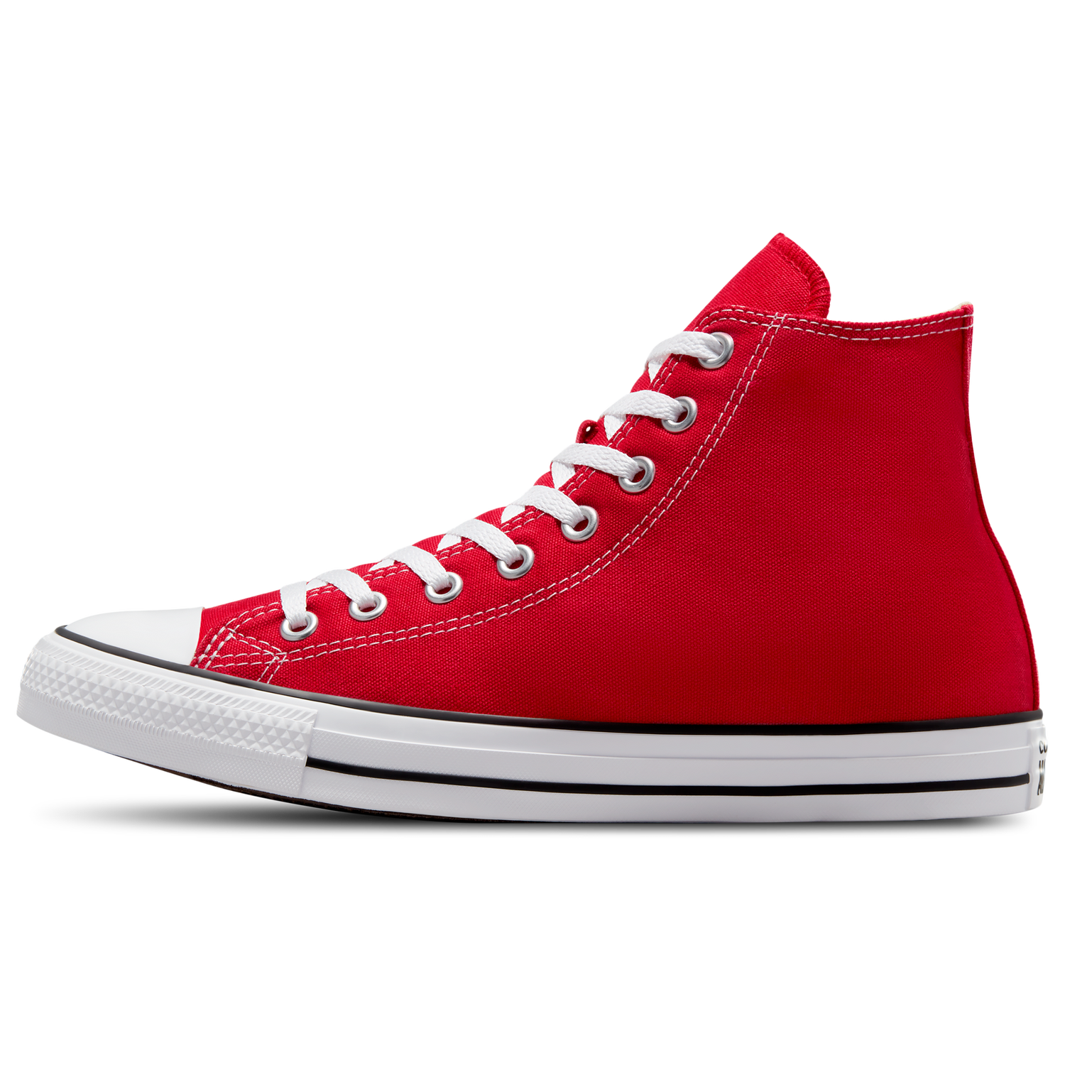 Converse All Star High Top - Men's - Bright Red/White