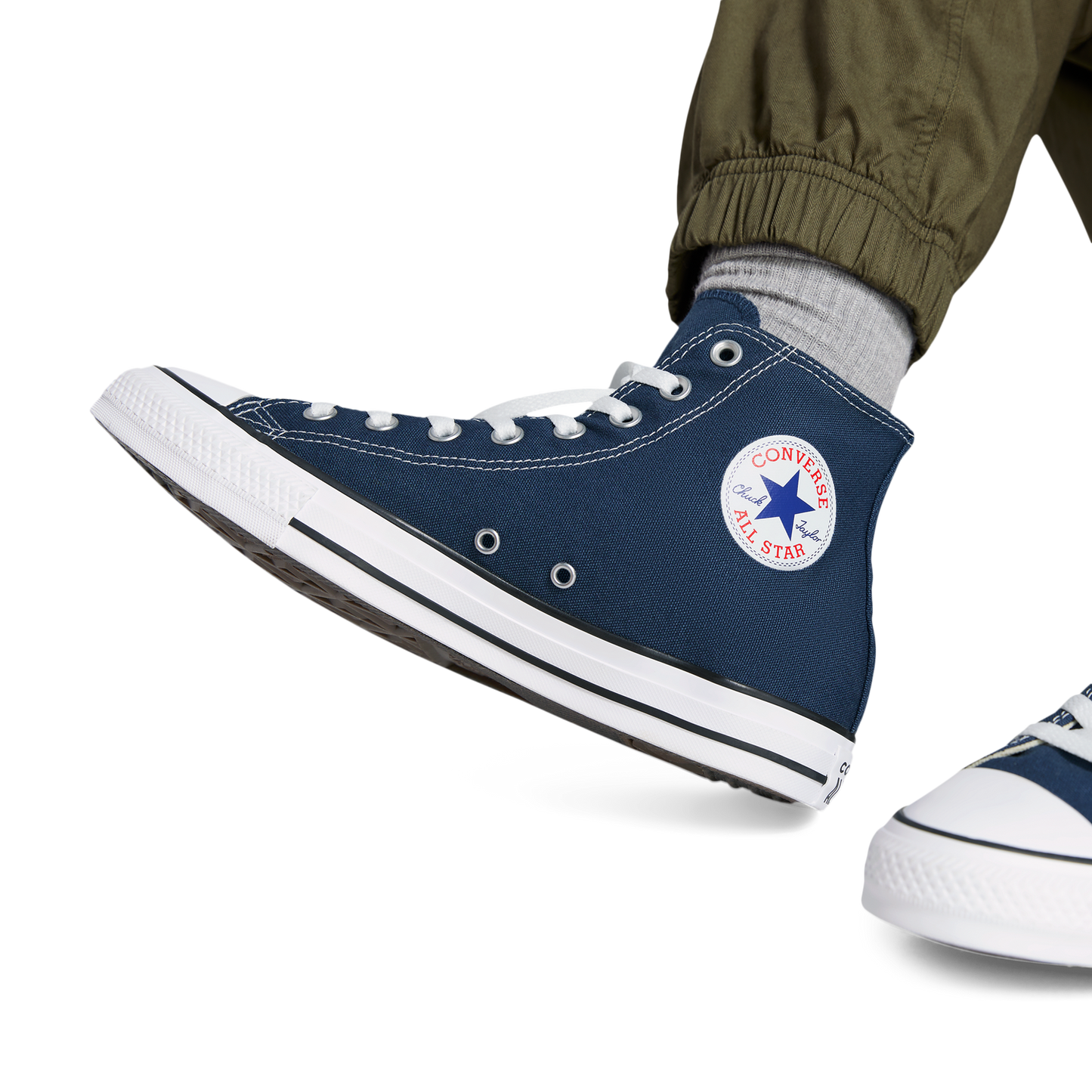 Converse All Star High Top - Men's - Navy/White