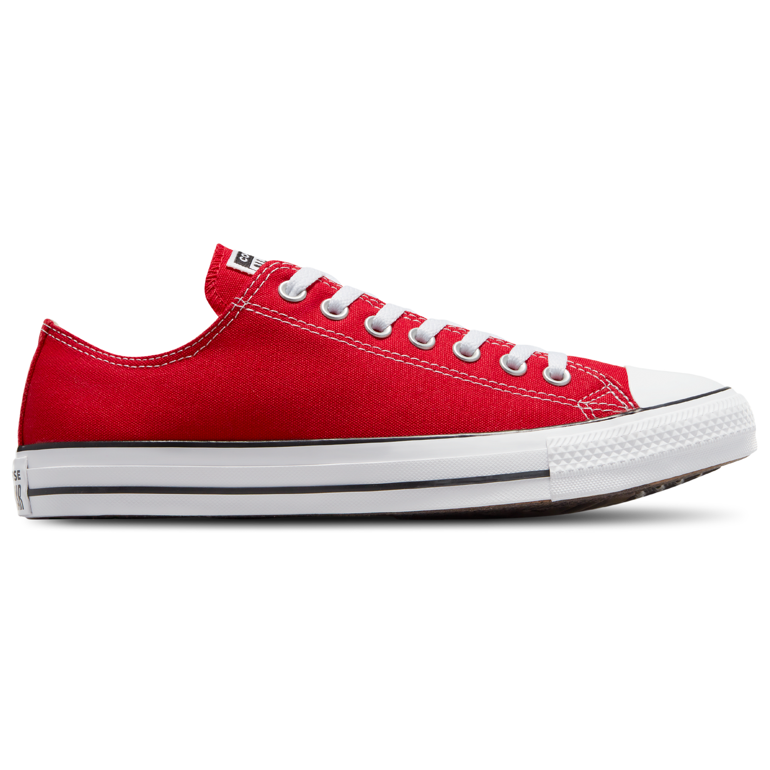 Converse All Star Low Top - Men's - White/Bright Red