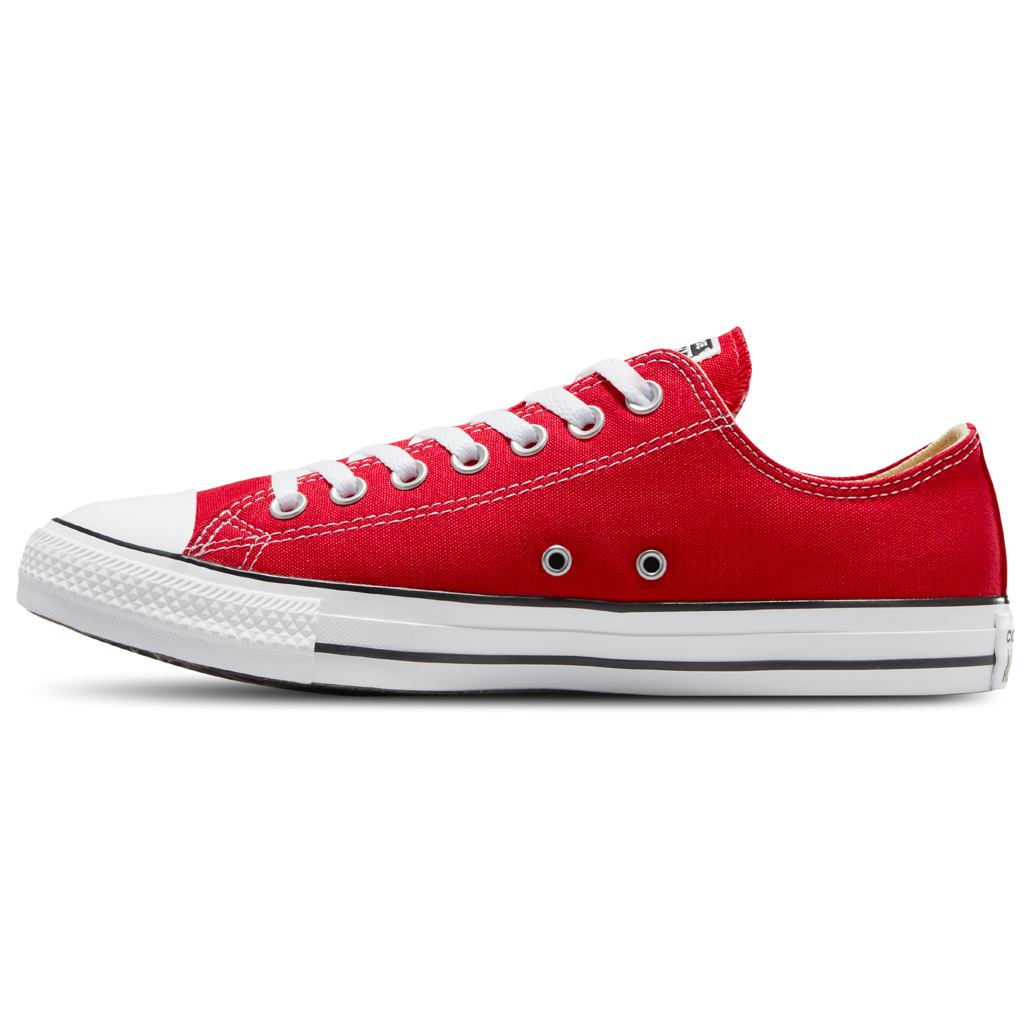 Converse All Star Low Top - Men's - White/Bright Red