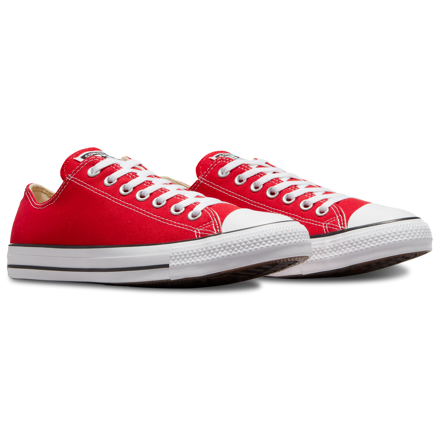 Converse All Star Low Top - Men's - White/Bright Red