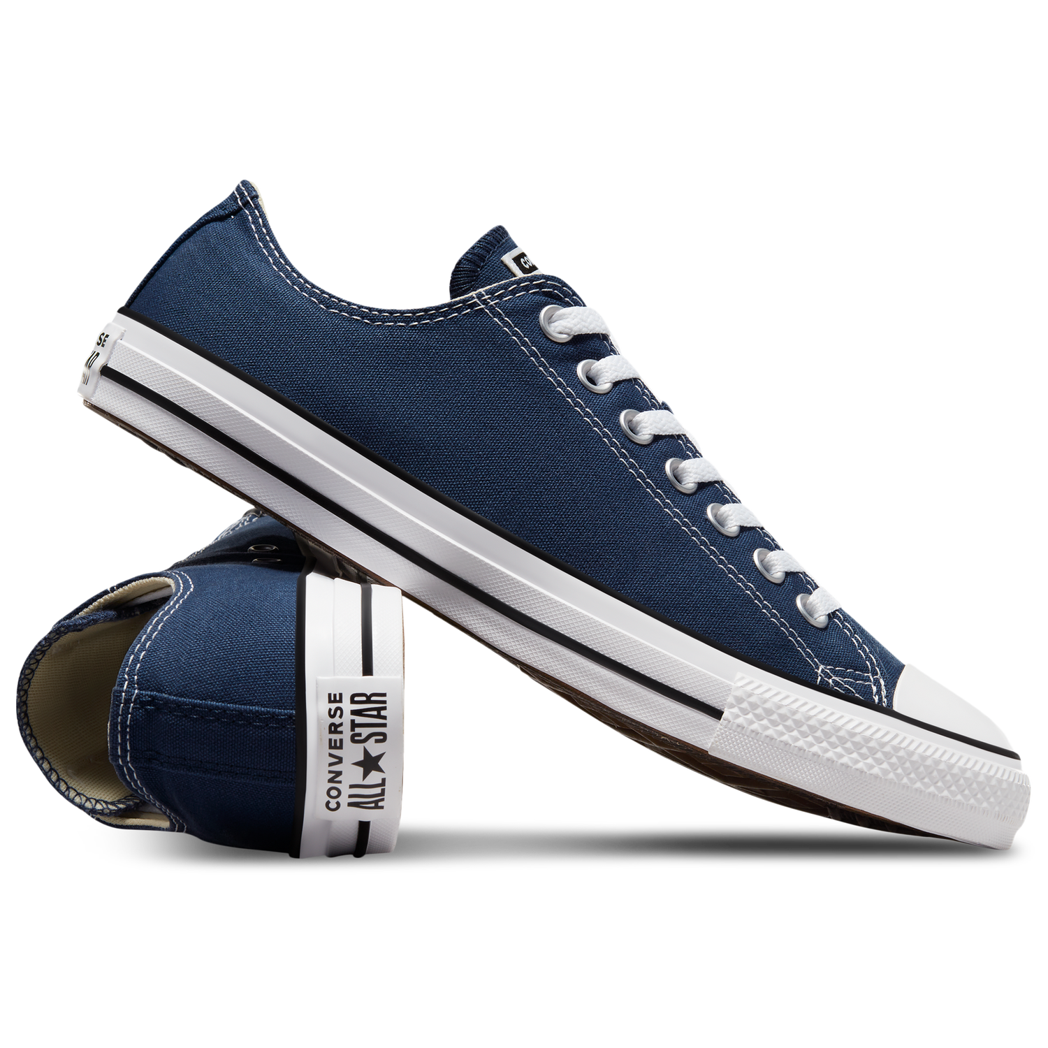 Converse All Star Low Top - Men's - Navy/White