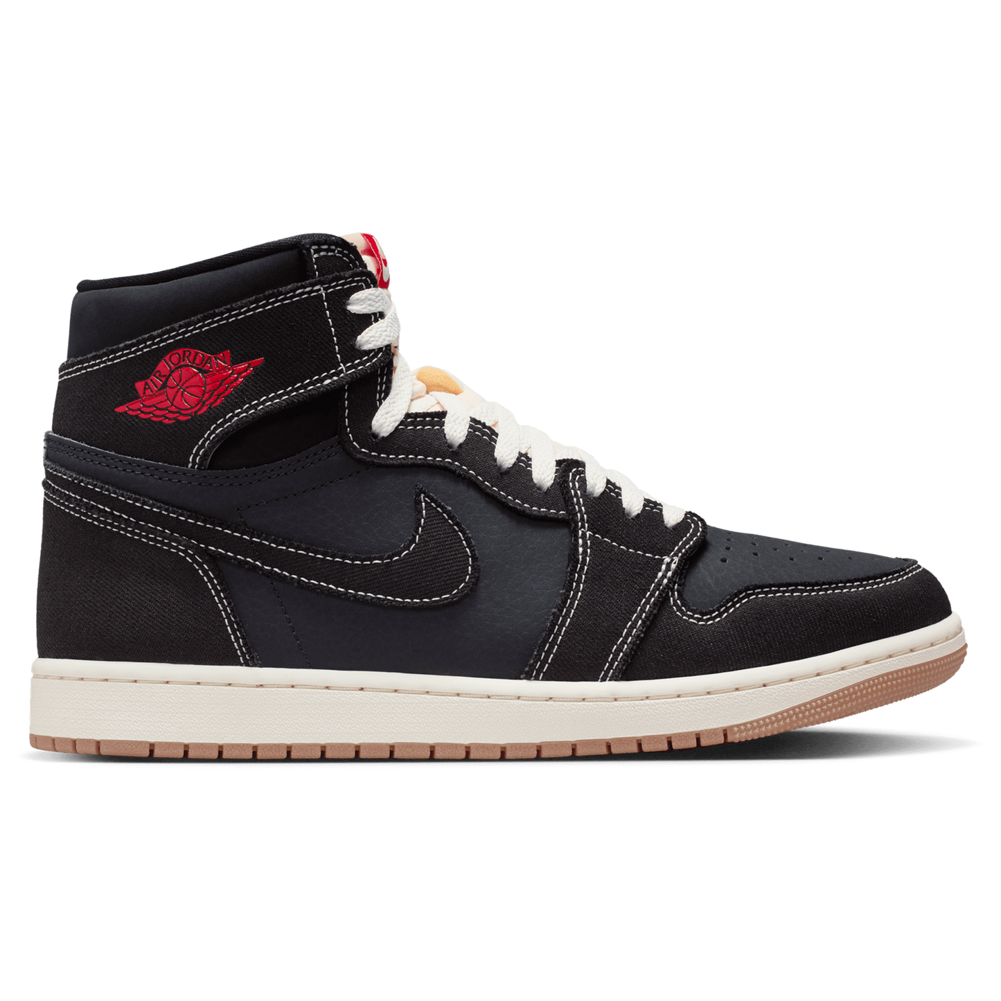 Jordan AJ 1 Retro High OG FC - Men's - Black/University Red/Sail