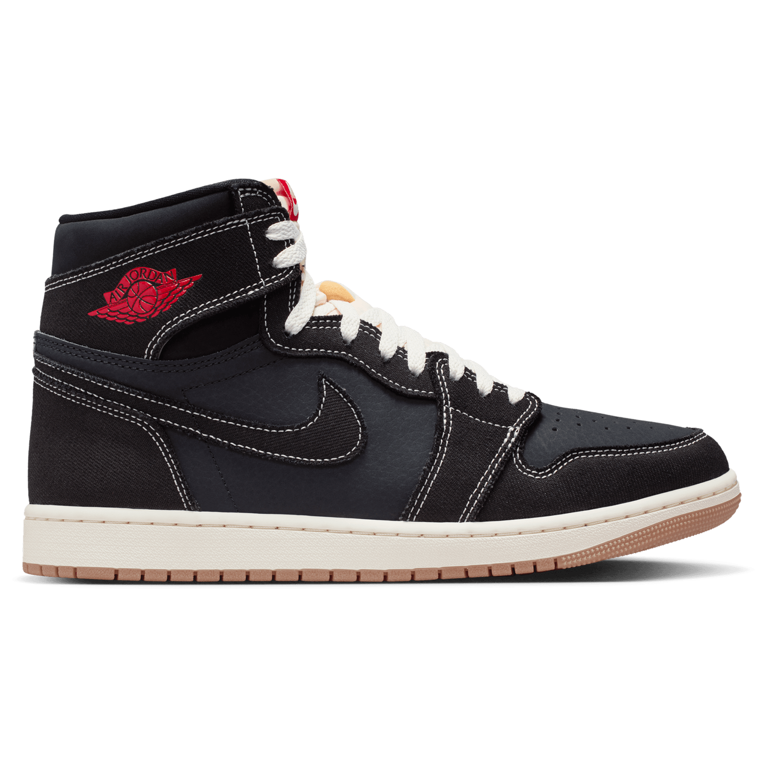 Jordan AJ 1 Retro High OG FC - Men's - Black/University Red/Sail