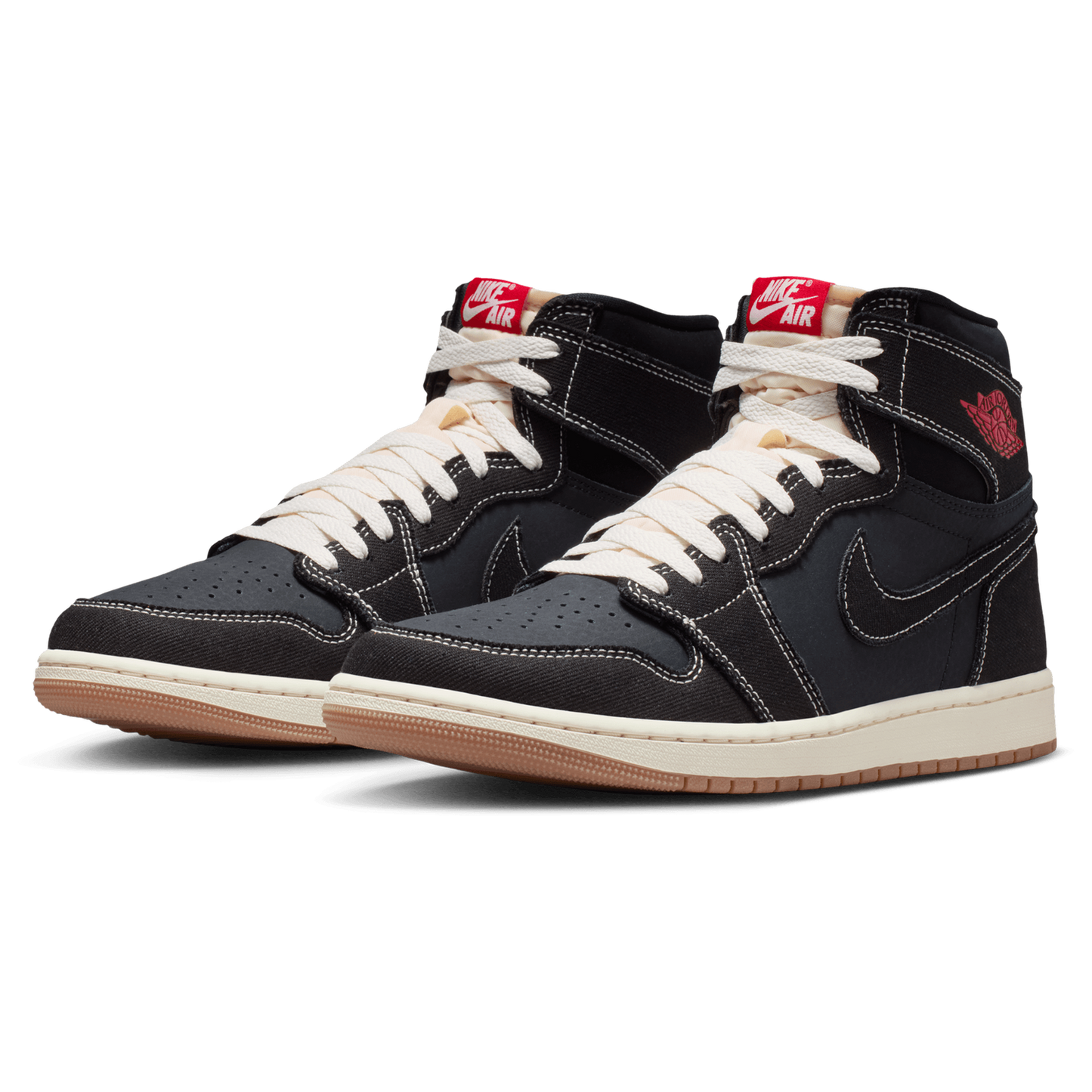 Jordan AJ 1 Retro High OG FC - Men's - Black/University Red/Sail