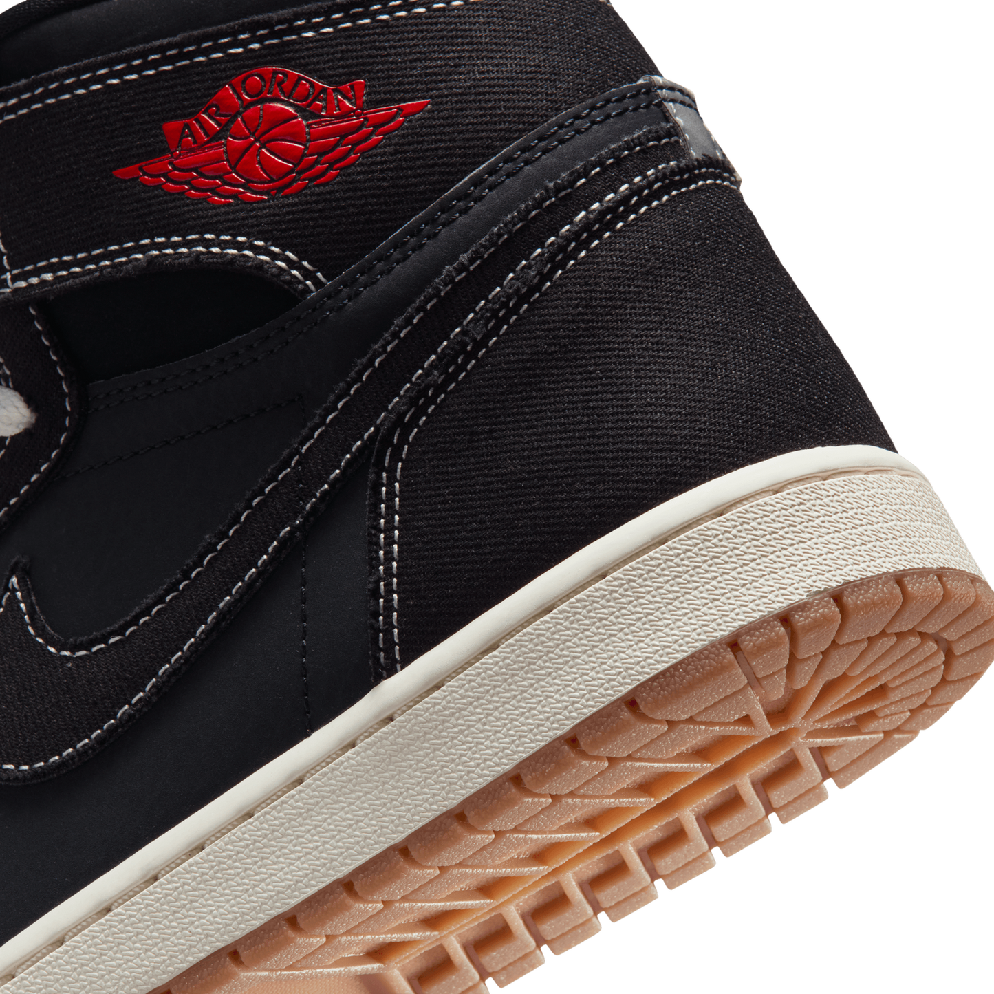 Jordan AJ 1 Retro High OG FC - Men's - Black/University Red/Sail