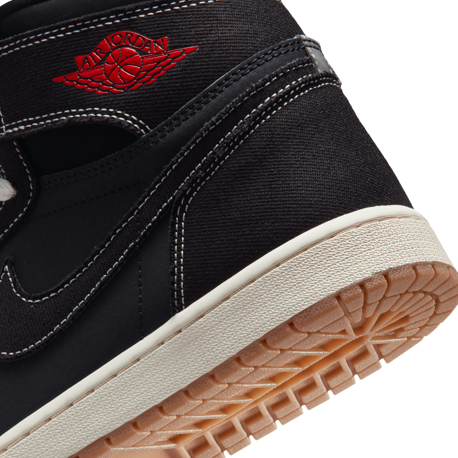 Jordan AJ 1 Retro High OG FC - Men's - Black/University Red/Sail