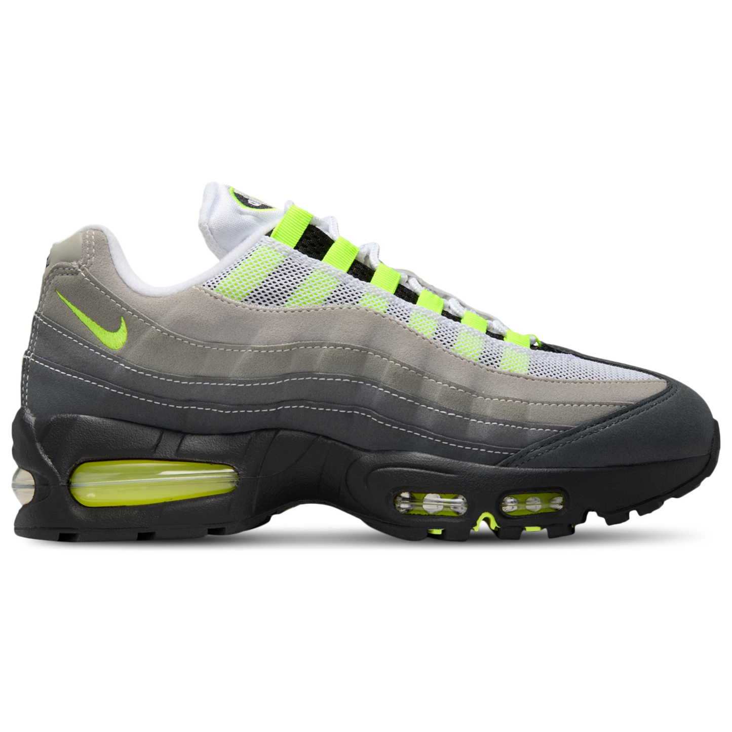Nike Air Max 95  - Women's - Anthracite/Neon Yellow/Black