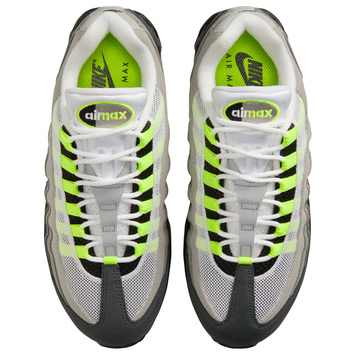 Nike Air Max 95  - Women's - Anthracite/Neon Yellow/Black