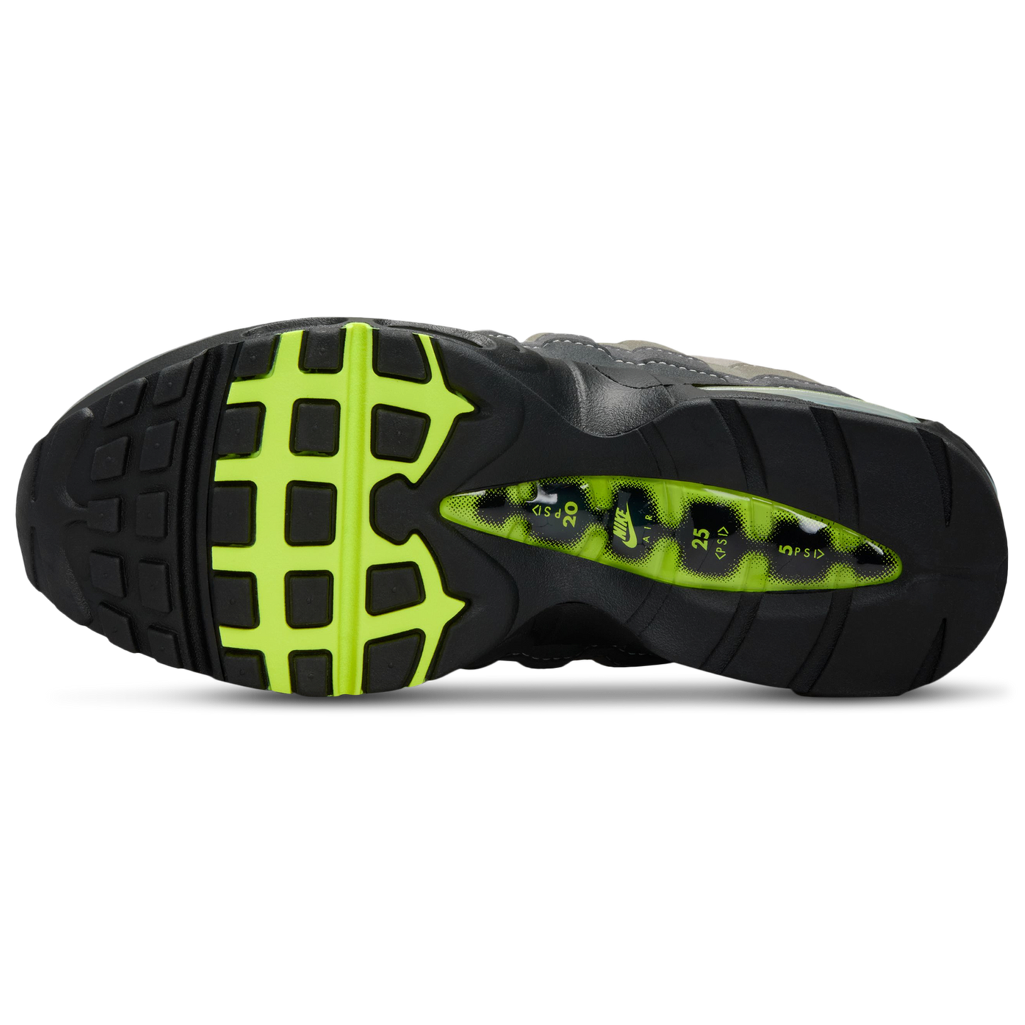 Nike Air Max 95  - Women's - Anthracite/Neon Yellow/Black