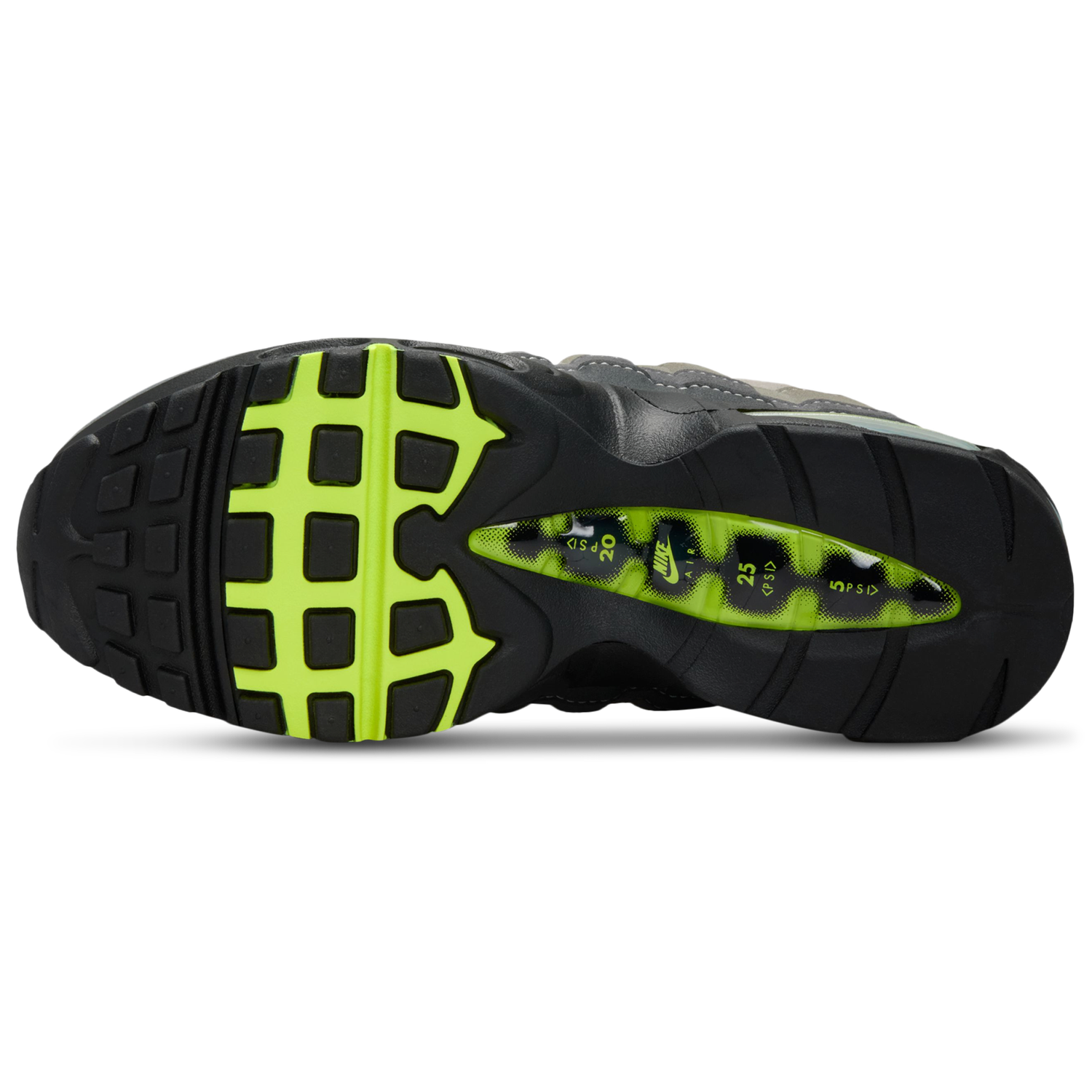Nike Air Max 95  - Women's - Anthracite/Neon Yellow/Black