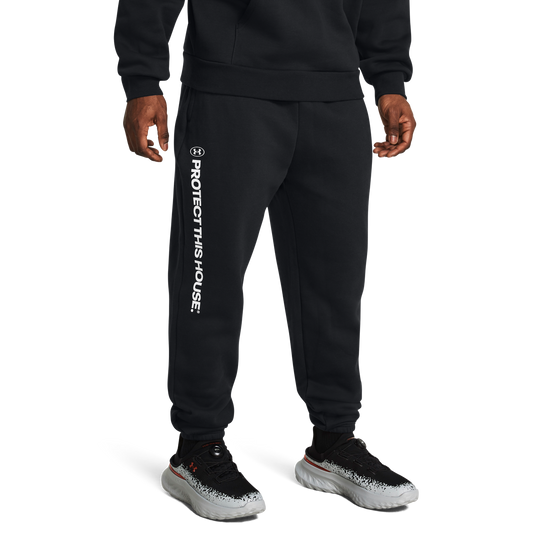 Under Armour PTH Icon Fleece Joggers - Men's - Black/White