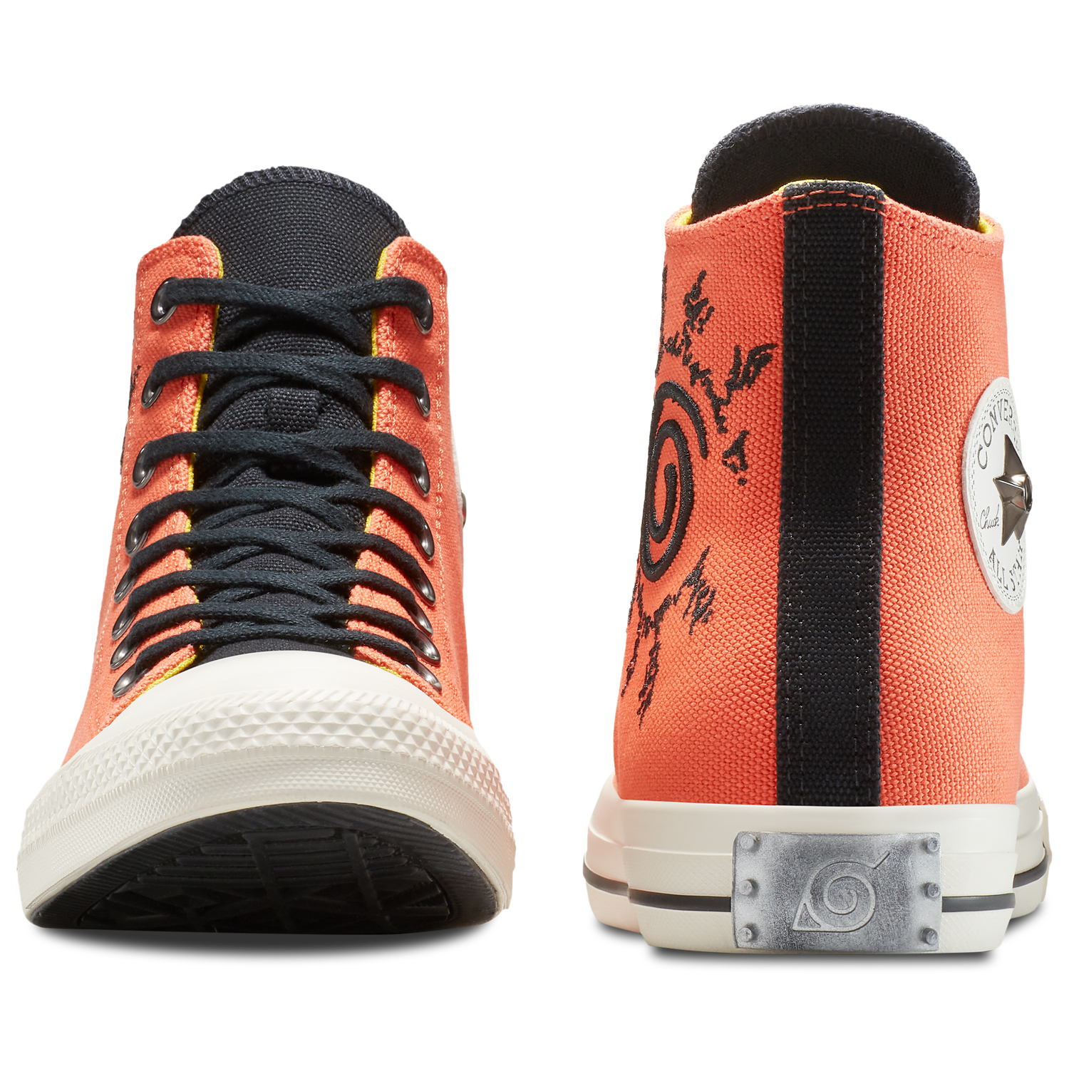 Converse X Naruto CTAS Hi - Men's - Pale Magma/Black/Egret