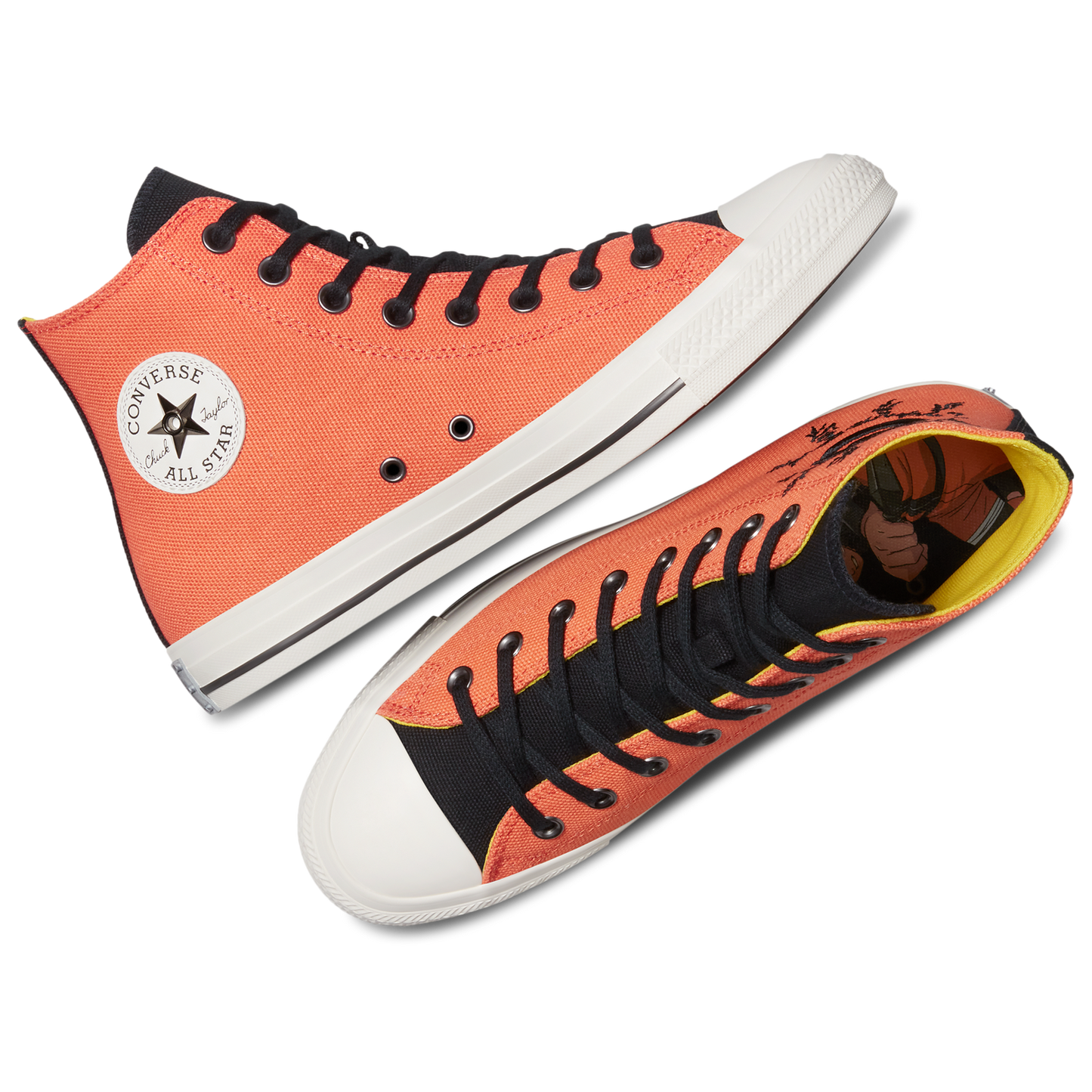 Converse X Naruto CTAS Hi - Men's - Pale Magma/Black/Egret