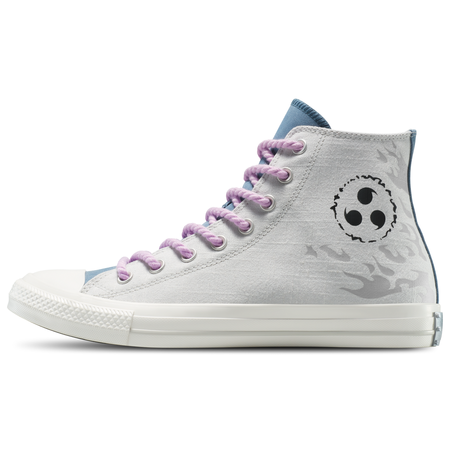 Converse X Naruto CTAS Hi - Men's - Vintage White/Lilac/Fossil