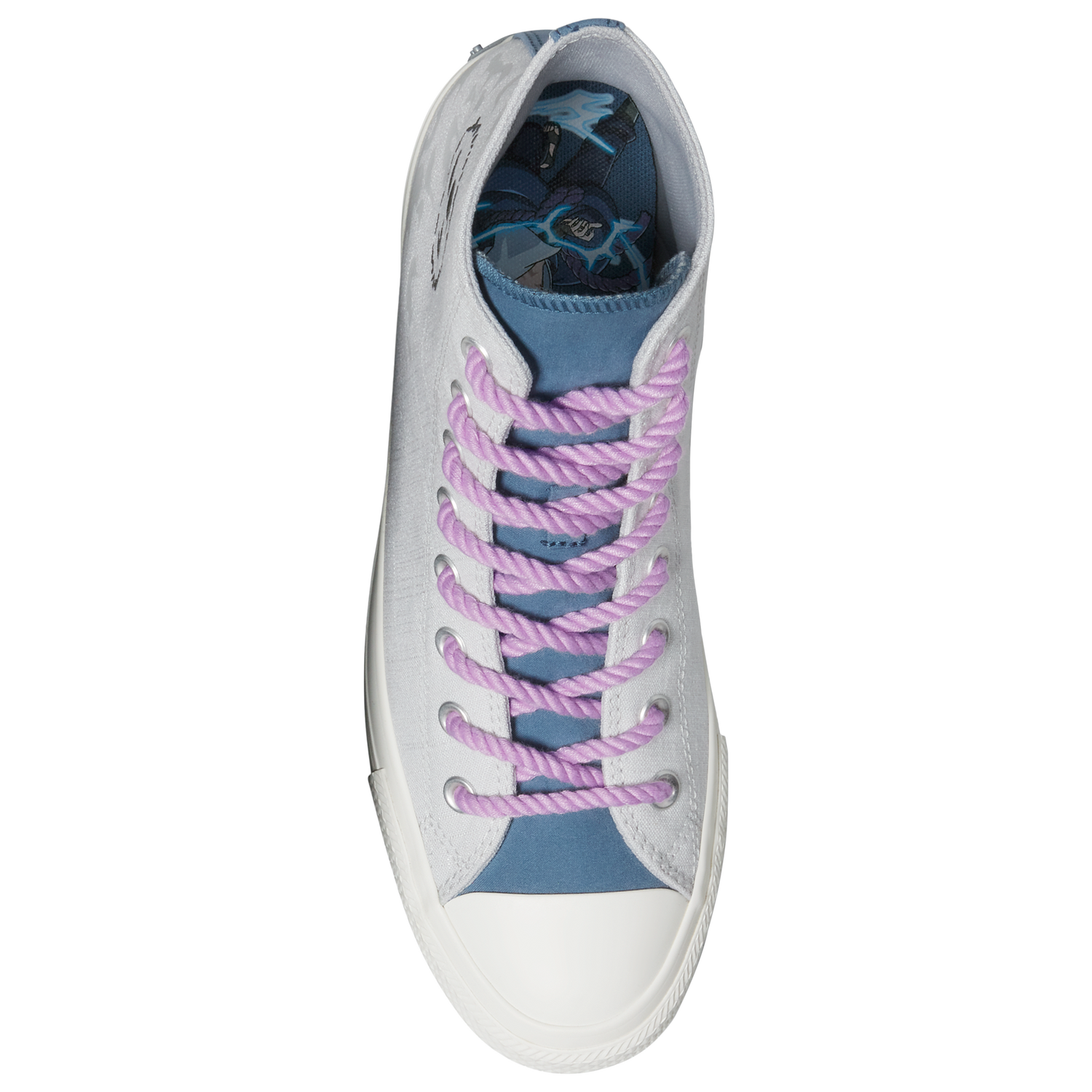 Converse X Naruto CTAS Hi - Men's - Vintage White/Lilac/Fossil