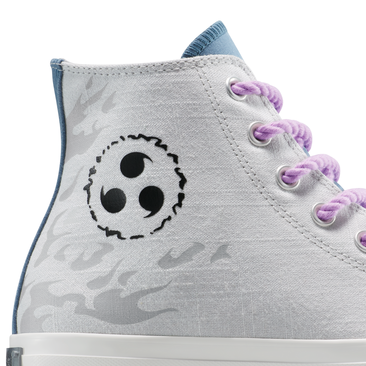 Converse X Naruto CTAS Hi - Men's - Vintage White/Lilac/Fossil