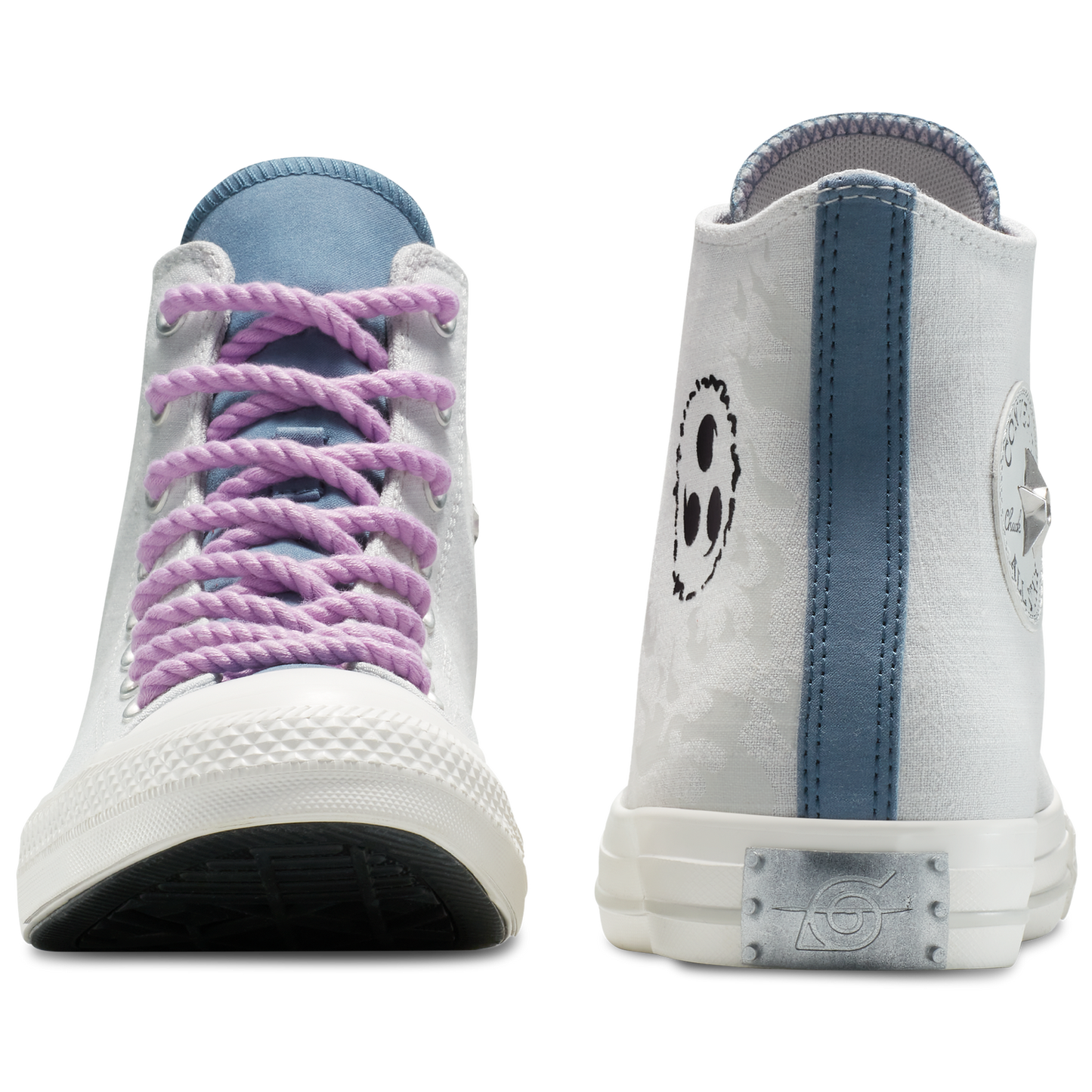 Converse X Naruto CTAS Hi - Men's - Vintage White/Lilac/Fossil