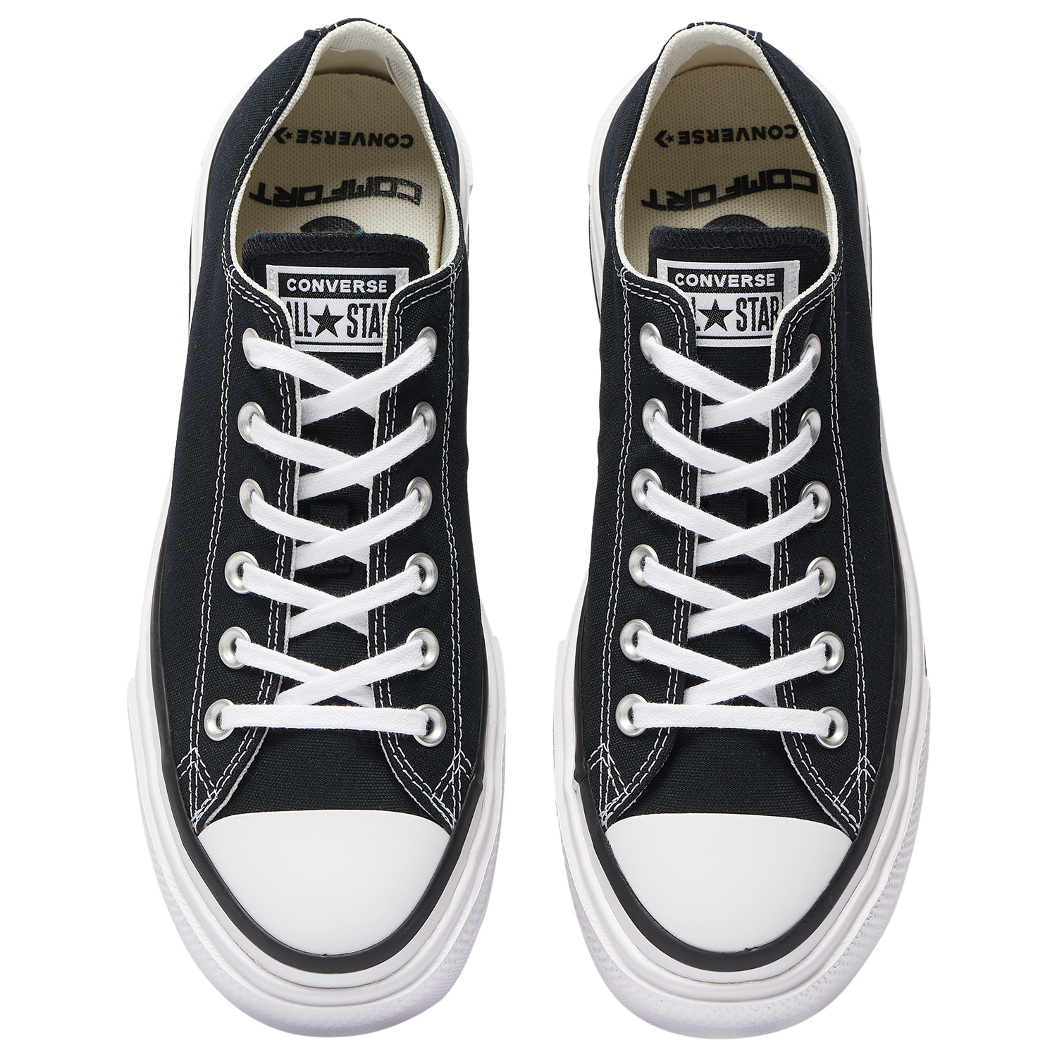 Converse Lift Stack  - Women's - Black/White