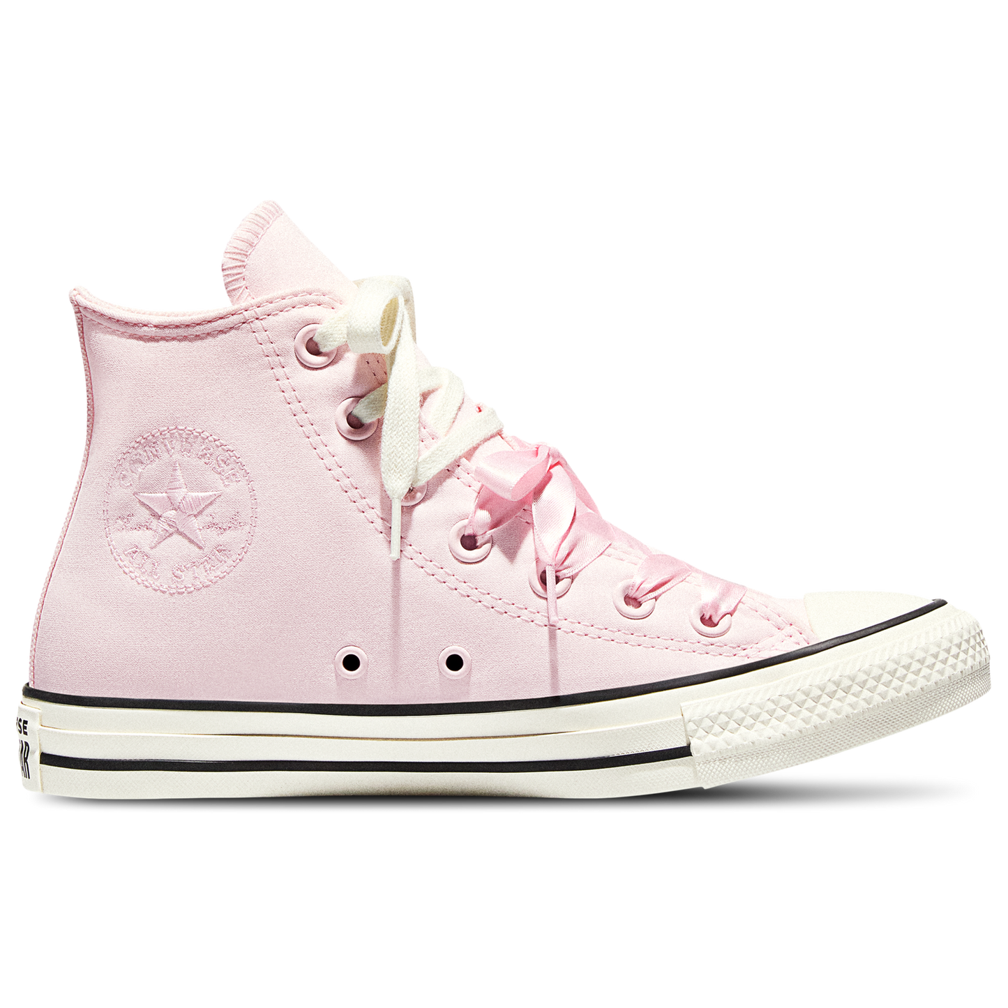 Converse Chuck Taylor All Star High - Women's - Black/Decade Pink/Egret