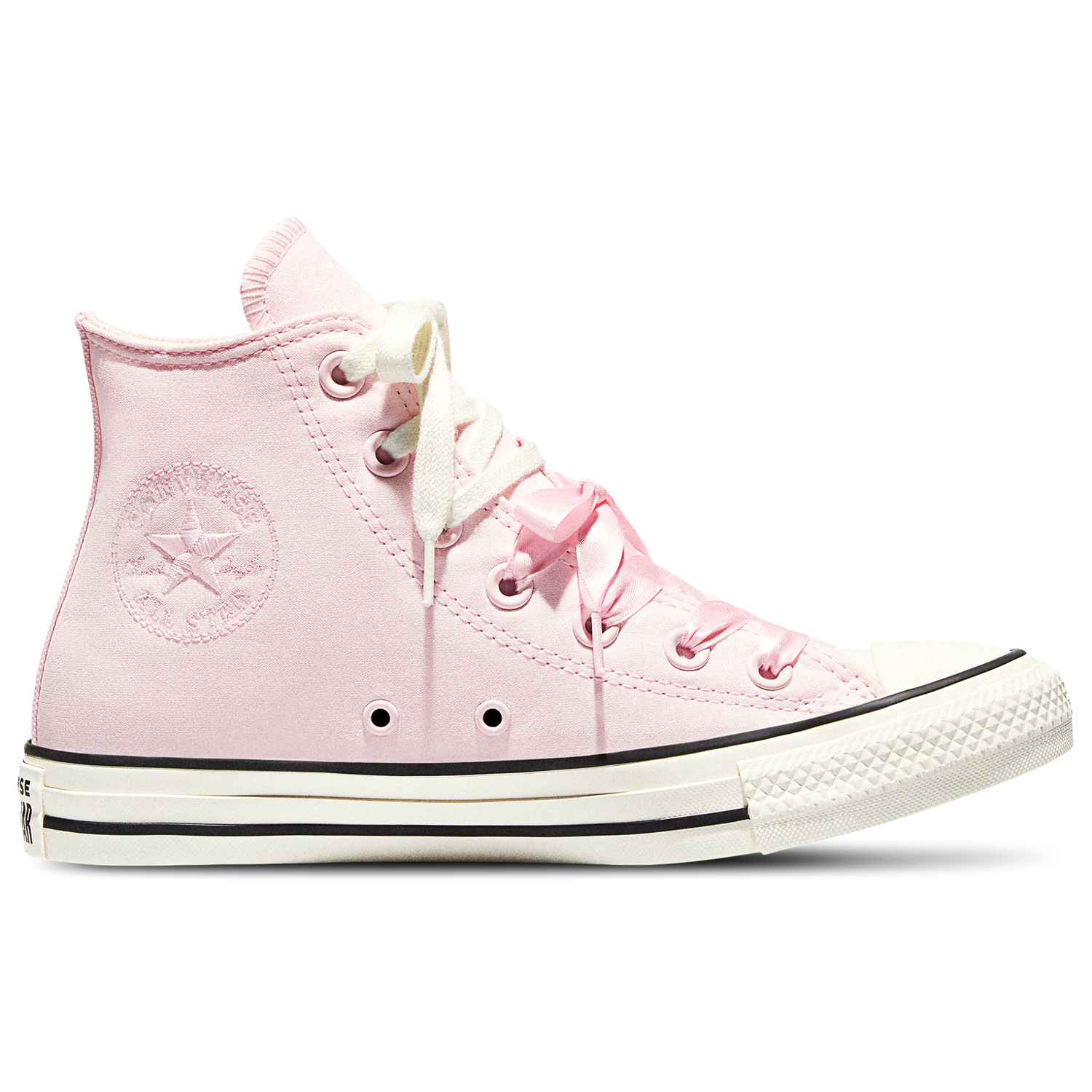 Converse Chuck Taylor All Star High - Women's - Black/Decade Pink/Egret