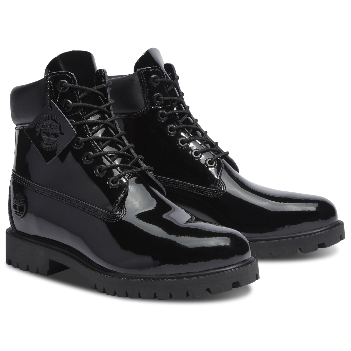 Timberland 6" Premium Waterproof Patent Boots - Men's - Black
