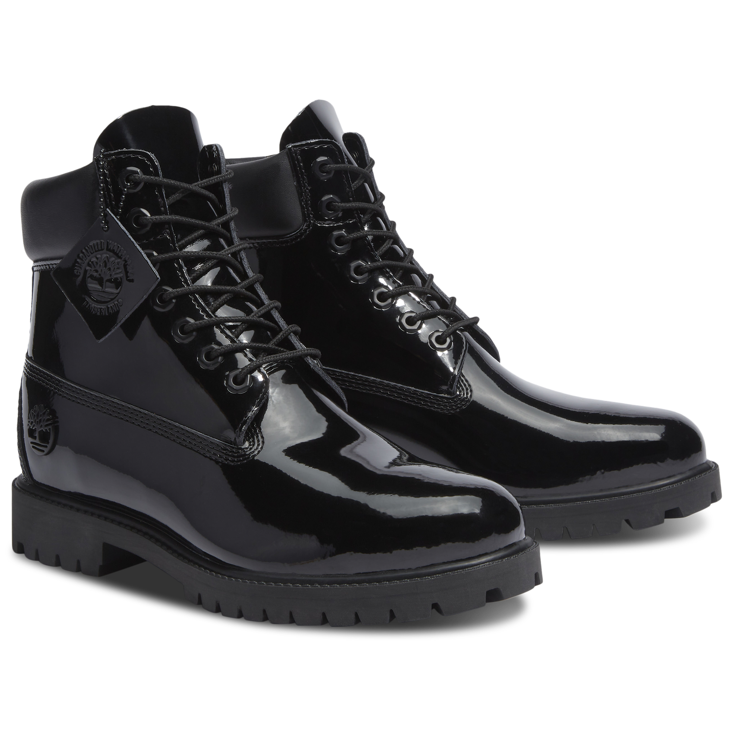 Timberland 6" Premium Waterproof Patent Boots - Men's - Black