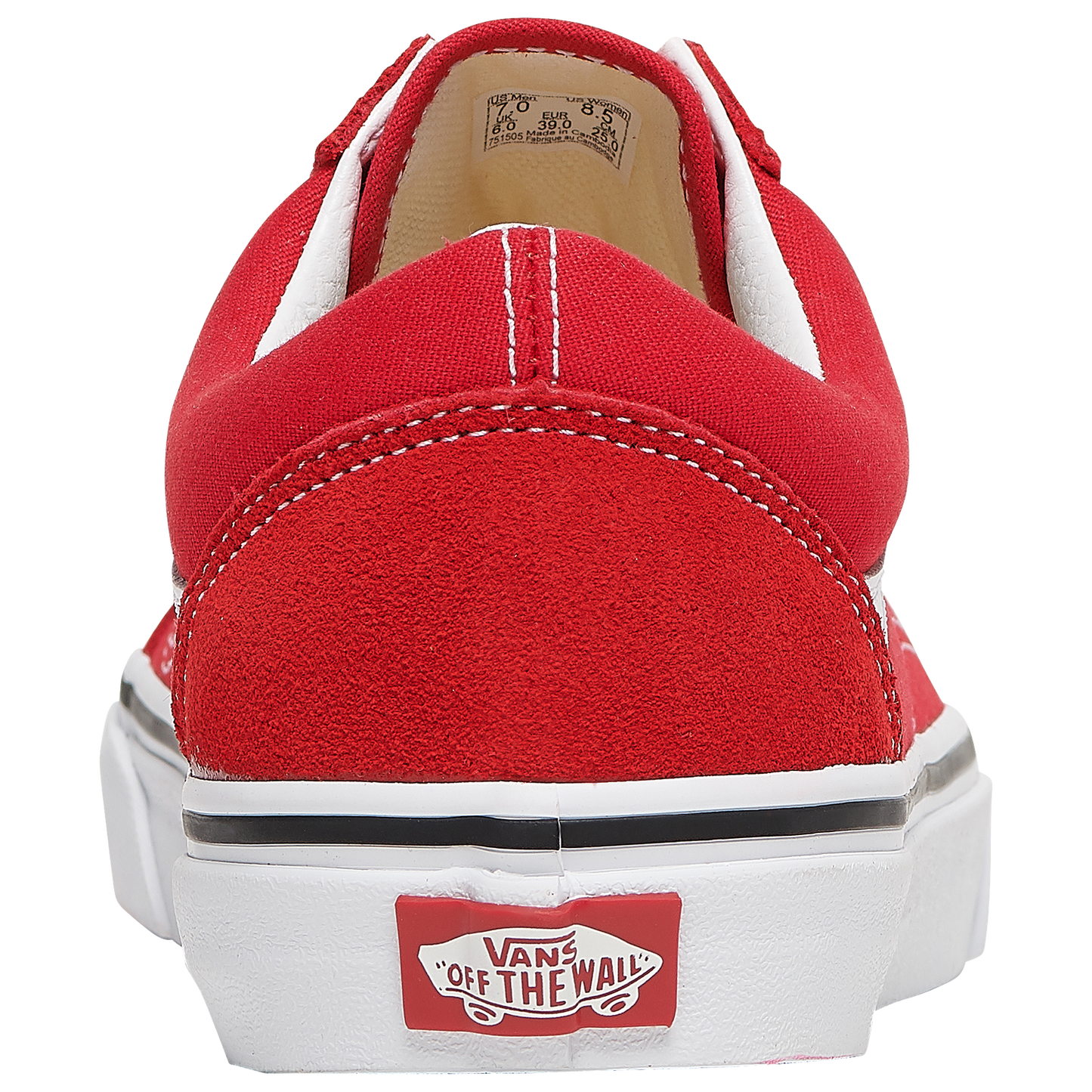 Vans Old Skool - Women's - White/Racing Red