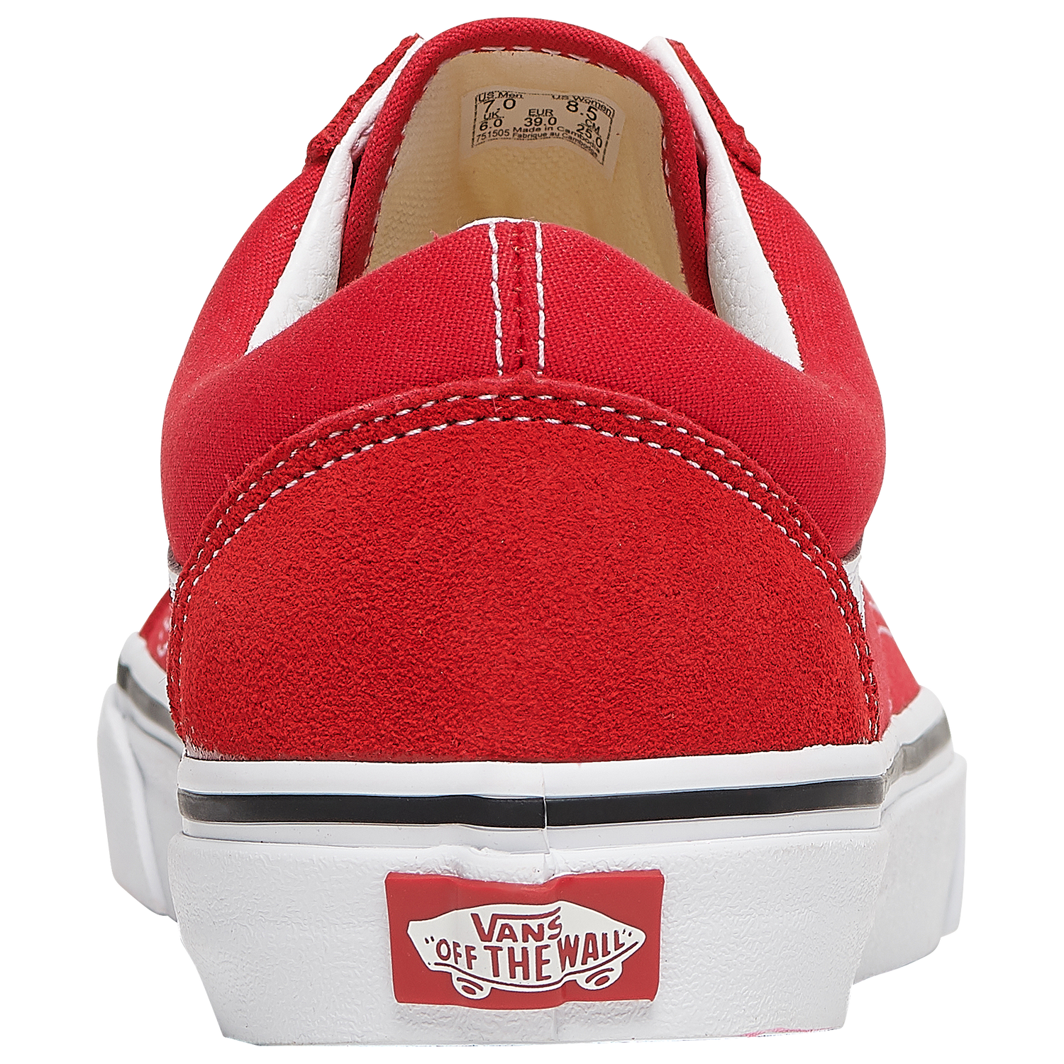 Vans Old Skool - Women's - White/Racing Red