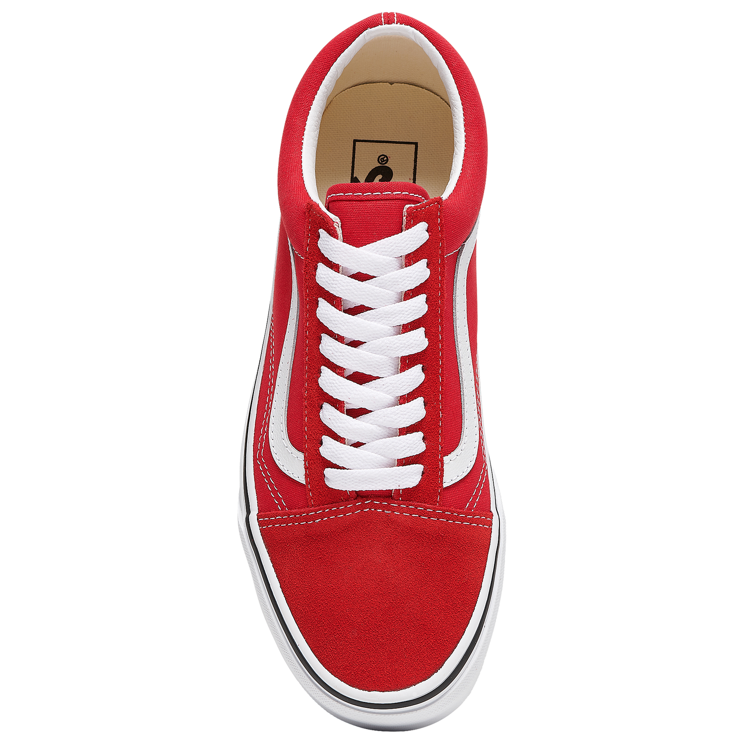 Vans Old Skool - Women's - White/Racing Red