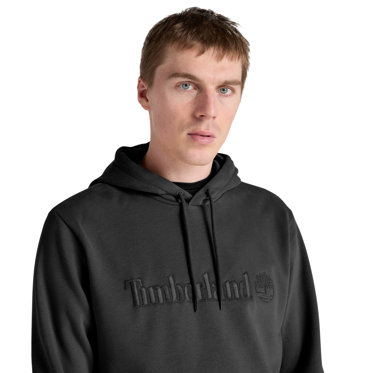 Timberland Embroidered Pullover Hoodie - Men's - Black/Black