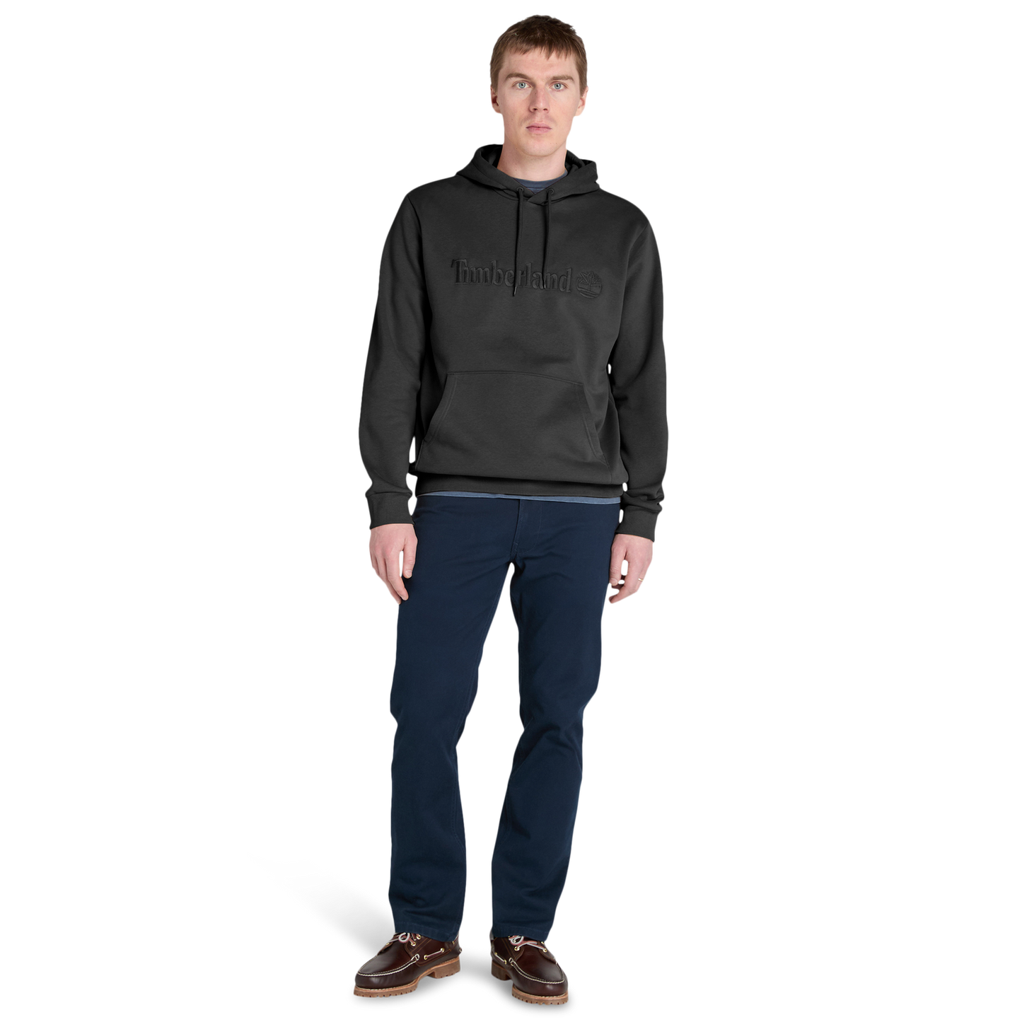 Timberland Embroidered Pullover Hoodie - Men's - Black/Black