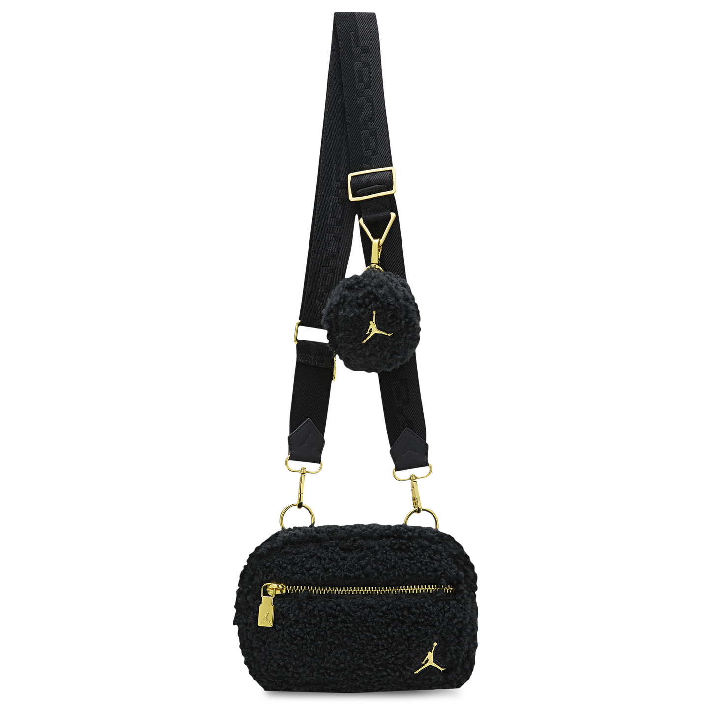 Jordan Sherpa Xbody Bag - Women's - Black/Black