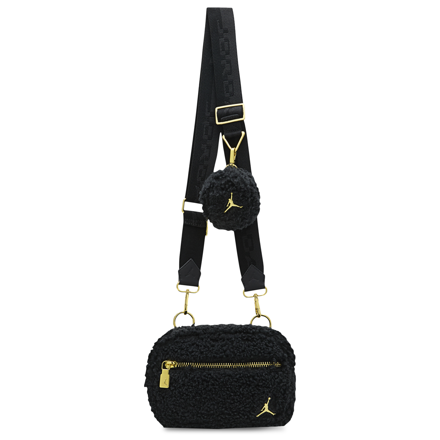 Jordan Sherpa Xbody Bag - Women's - Black/Black
