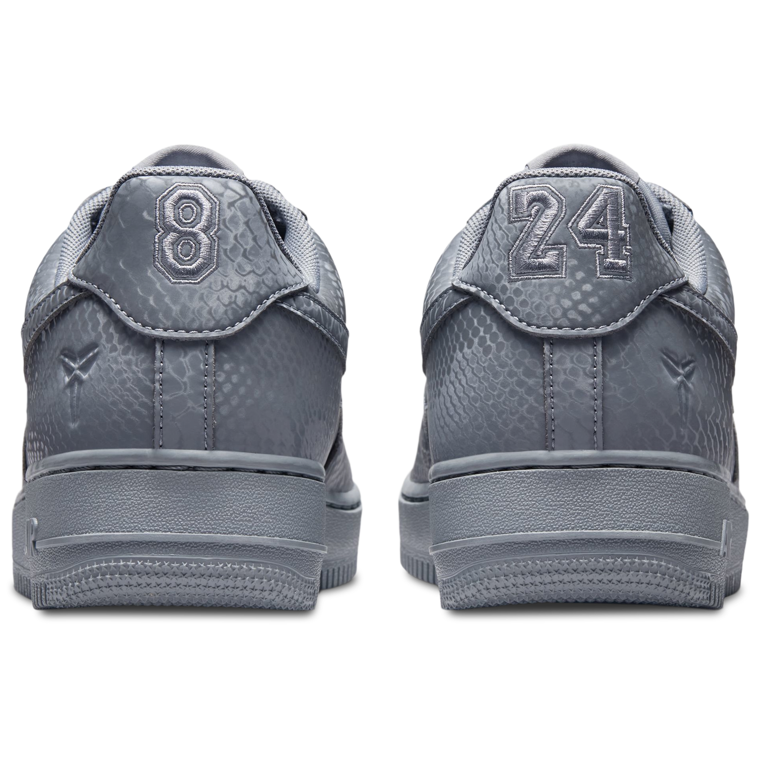 Nike Kobe Air Force 1 Low - Men's - Wolf Grey/Grey