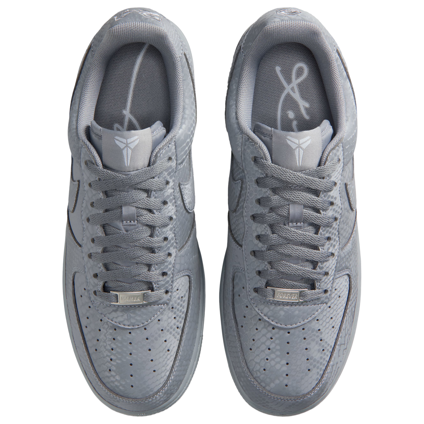 Nike Kobe Air Force 1 Low - Men's - Wolf Grey/Grey