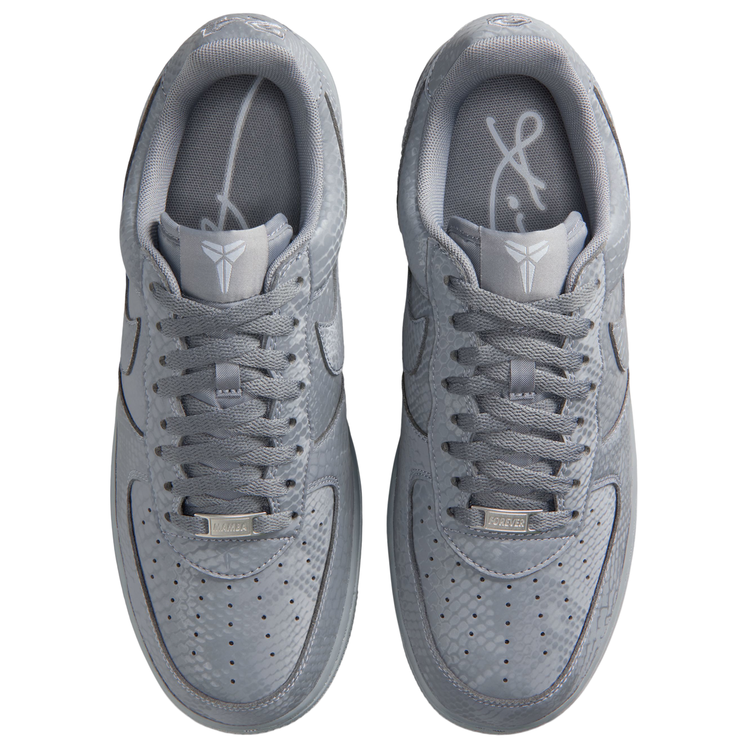 Nike Kobe Air Force 1 Low - Men's - Wolf Grey/Grey