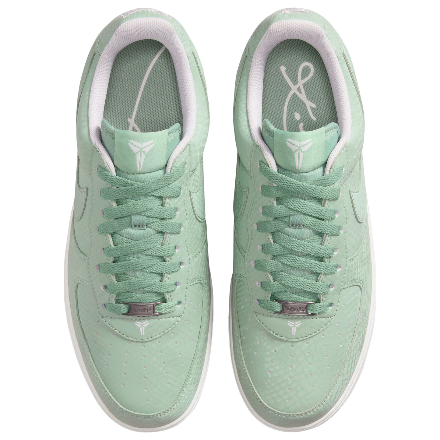 Nike Kobe Air Force 1 Low - Men's - Summit White/Teal