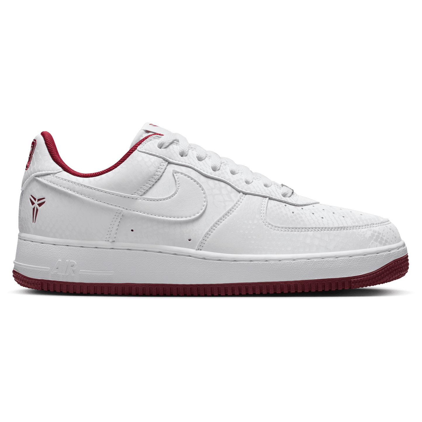 Nike Kobe Air Force 1 Low - Men's - Team Red/White